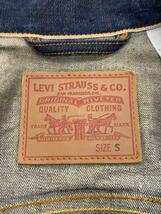 Levi’s◆Gジャン/S/コットン/IDG/無地/70589-0040_画像3