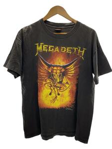 BROCKUM/90s/MEGADETH/Tシャツ/L/コットン/GRY/プリント/USA製