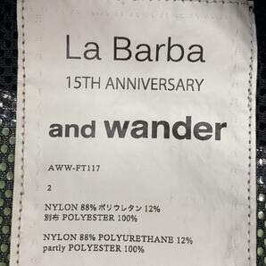 and wander◆15TH ANNIVERSARY/2/ナイロン/BLK/AWW-FT117の画像4