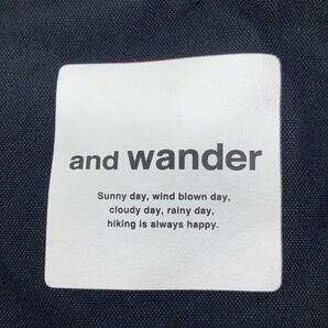and wander◆15TH ANNIVERSARY/2/ナイロン/BLK/AWW-FT117の画像3