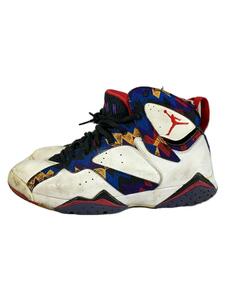 NIKE◆AIR JORDAN 7 RETRO/エアジョーダンレトロ/ホワイト/304775-142/27.5cm/WHT