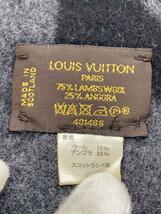 LOUIS VUITTON◆マフラー/ウール/GRY/メンズ/401486_画像2