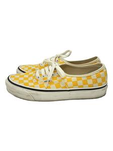 VANS◆チェッカー/アナハイム/オーセンティック/ローカットスニーカー/25cm/YLW/キャンバス/721278