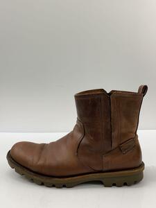 Clarks◆サイドゴアブーツ/US8.5/BRW