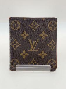 LOUIS VUITTON◆2つ折り財布/-/BRW/モノグラム/メンズ