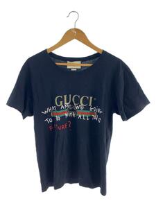 GUCCI◆17AW/COCO CAPITAN Tee/Tシャツ/S/コットン/BLK/プリント