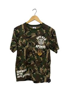 A BATHING APE◆カーキ/Tシャツ/S/コットン/KHK