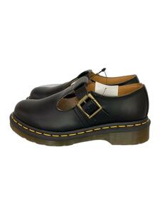 Dr.Martens◆Tバーシューズ/UK3/BLK/レザー/AW006/POLLEY