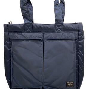 PORTER◆TANKER/2WAY TOTE BAG/ショルダーバッグ/-/NVYの画像1