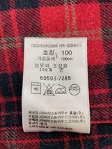 Levis ALASKA/長袖シャツ/XL/コットン/レッド/赤/チェック/60503-7285/ネルシャツ_画像4