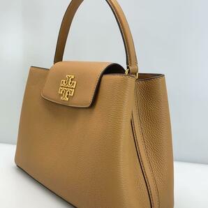 TORY BURCH◆ハンドバッグ/レザー/BRW/10011001の画像2