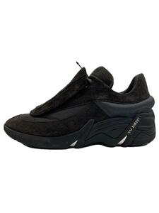 RAF SIMONS◆ローカットスニーカー/41/BLK/スウェード