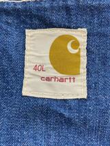 Carhartt◆70s/裏地ブランケット/表記40Lカバーオール/70s/コットン/IDG/無地_画像3