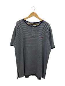 POLO SPORT◆90s/ヘンリーネックカットソー/XL/コットン/NVY