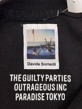 The Guilty Parties◆23AW/DAVIDE SORRENTI/Tシャツ/L/コットン/BLK_画像3