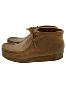 Clarks◆チャッカブーツ/UK9.5/CML/レザー/354254