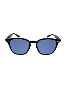 Ray-Ban◆サングラス/ウェリントン/プラスチック/BLK/BLU/メンズ/RB4258-F