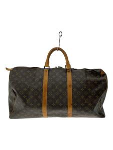 LOUIS VUITTON◆Louis Vuitton キーポル55_モノグラム・キャンバス_BRW/PVC/BRW