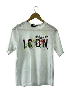 DSQUARED2◆Tシャツ/XS/コットン/WHT/総柄/S80GC0040 S23009