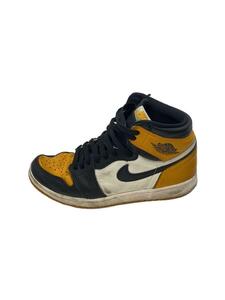 NIKE◆AIR JORDAN 1 RETRO HIGH OG_エアジョーダン 1 レトロ ハイ OG/26cm/イエロ/レサ