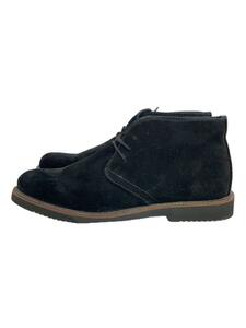 Hawkins◆HAYES CHUKKA/チャッカブーツ/26cm/BLK/スウェード/hl60023