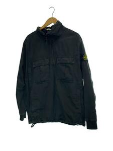 STONE ISLAND◆OVER SHIRT/ジャケット/M/コットン/BLK/黒/7115117WN/アノラック