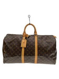 LOUIS VUITTON◆キーポル50_モノグラム・キャンバス_BRW/PVC/BRW