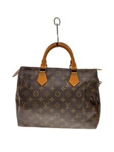 LOUIS VUITTON◆1)スピーディ30_モノグラム・キャンバス_BRW/PVC/BRW/総柄