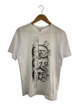 COMME des GARCONS SHIRT◆21AW/×KAWS/Tシャツ/L/コットン/WHT/FH-T007//_画像1