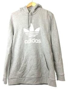 adidas◆パーカー/L/コットン/GRY/DT7963