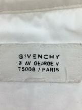 GIVENCHY◆長袖シャツ/S/コットン/WHT/BM60JV50EG_画像3