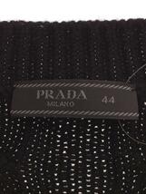 PRADA◆セーター(厚手)/44/カシミア/BLK/ブラック/UMB386/21AW_画像3