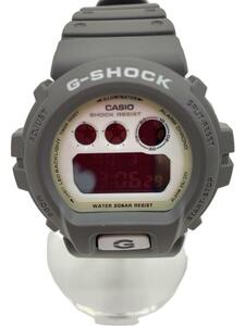 CASIO◆クォーツ腕時計_G-SHOCK/デジタル/ラバー/WHT/GRY//