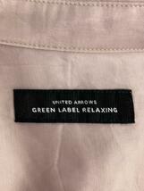 UNITED ARROWS green label relaxing◆FMサテンオープンカラーシャツ/半袖シャツ/コットン/PNK/3616-139-0793//_画像3