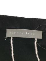 theory luxe◆23SS/Erie Ester/ノースリーブワンピース/38/レーヨン/BLK/ストライプ/03-3305743///_画像3