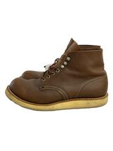 RED WING◆レースアップブーツ/プレーントゥ/6インチ/US8/BRW/レザー/54362//_画像1