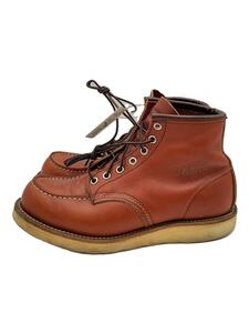 RED WING◆レースアップブーツ/US7.5/BRW/レザー/8875//