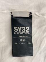 SY32 by SWEET YEARS◆MILANO ITALIA COLOR TEE/Tシャツ/XXL/コットン/WHT/12230J//_画像4