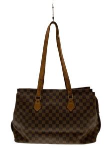 LOUIS VUITTON◆ダミエ/コロンビーヌ/100周年記念/トートバッグ/PVC/BRW/N99037//