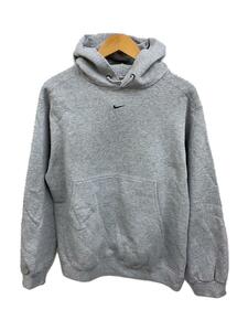 NIKE◆パーカー/S/コットン/GRY/無地/RN56323 CA05553/推定90～00s/センターロゴ//