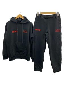 ENNOY◆セットアップ/S/コットン/BLK/無地/AW23BRENCT02NTL//