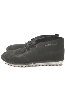 air walk◆シャークソール/デザートブーツ/レースアップブーツ/US10/BLK/C111054301//