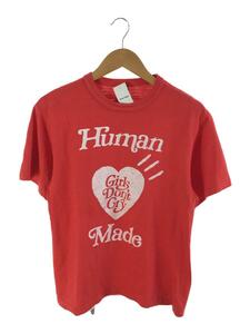 HUMAN MADE◆×Girls Don’t Cry/19SS/Tシャツ/M/コットン/RED//