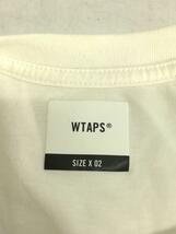 WTAPS◆Tシャツ/-/コットン/WHT//_画像3