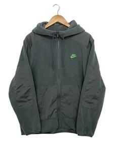 NIKE◆フリースフルジップフーディ/フリースジャケット/XL/ポリエステル/GRY/DD4883-068//