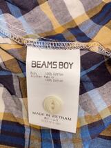 BEAMS BOY◆マドラスフリルワンピース/-/コットン/チェック/13-26-0739-195//_画像4