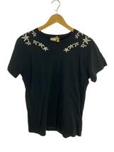 VALENTINO◆Zandra Rhodes Stars Print Tee/Tシャツ/S/コットン/ブラック/PV3MG10G46M//_画像1