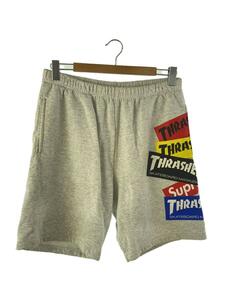 Supreme◆21AW/Thrasher Multi Logo Sweat Shorts/M/コットン/GRY//