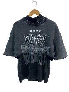 GIVENCHY◆レイヤードTシャツ/XS/コットン/BLK/BM71FE3Y8T/22AW//