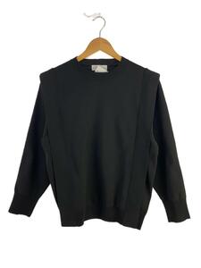 RIM.ARK◆Ruffle design knit tops/セーター(薄手)/黒/460FAS70-0140/